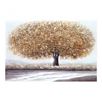 Πίνακας σε καμβά Forestree 3D Inart 90x3x60εκ