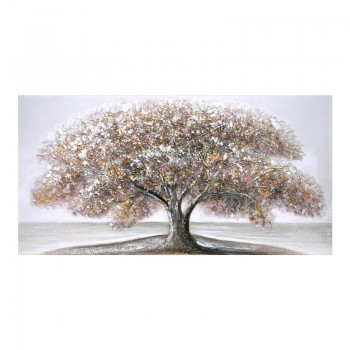 Πίνακας σε καμβά Forestree II 3D Inart 120x3x60εκ