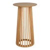 Τραπέζι μπαρ Domonic pakoworld mdf φυσικό Φ60x105εκ