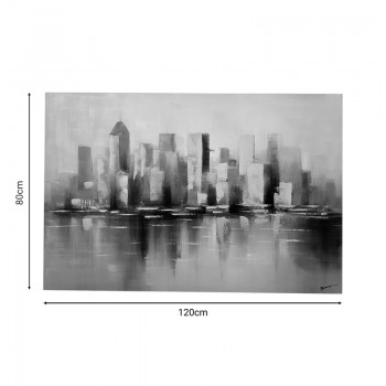 Πίνακας σε καμβά Scenery Inart 120x3x80εκ