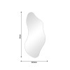 Καθρέπτης Vanis pakoworld 30.5x1x65εκ