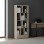 Βιβλιοθήκη Dividre pakoworld sonoma oak μελαμίνης 80x30x181εκ