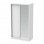 Ντουλάπα δίφυλλη συρόμενη με καθρέφτη Korredor pakoworld σε λευκή απόχρωση 120x60x220εκ