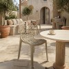 Καρέκλα στοιβαζόμενη Hush pakoworld pp σε cappuccino απόχρωση 41x53x80.5εκ