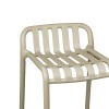 Σκαμπό μπαρ Zoi pakoworld pp σε απόχρωση cappucino 36x56x87εκ