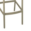 Σκαμπό μπαρ Zoi pakoworld pp σε απόχρωση cappucino 36x56x87εκ
