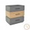 Κομοδίνο Sonlen pakoworld mdf σε sonoma-ανθρακί απόχρωση 60x40x66εκ