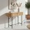 Κονσόλα Zakro pakoworld MDF-μέταλλο σε oak απόχρωση 80x30x70εκ
