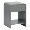 Κομοδίνο Lemperto pakoworld MDF σε γκρι απόχρωση 40x40x53εκ