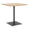 Τραπέζι Nerobian pakoworld mdf σε sonoma απόχρωση 70x70x75εκ