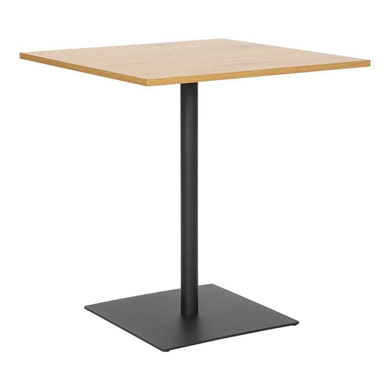 Τραπέζι Nerobian pakoworld mdf σε sonoma απόχρωση 70x70x75εκ