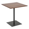 Τραπέζι Nerobian pakoworld mdf σε καρυδί απόχρωση 70x70x75εκ