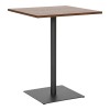Τραπέζι Nerobian pakoworld mdf σε καρυδί απόχρωση 60x60x75εκ