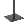 Τραπέζι Nerobian pakoworld mdf σε καρυδί απόχρωση 60x60x75εκ