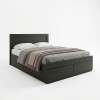 Κρεβάτι Olympus pakoworld με συρτάρι σε wenge απόχρωση 140x200εκ