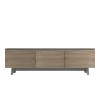 Έπιπλο τηλεόρασης Kasandra pakoworld μπεζ μαρμάρου-sonoma 180x35x48.5εκ