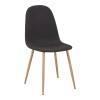 Τραπεζαρία Manka I-Bella pakoworld σετ 3τεμ σε sonoma απόχρωση 80x80x77εκ
