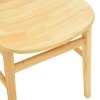Καρέκλα Lumnia pakoworld rubberwood σε φυσική απόχρωση 46x50x76εκ