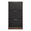 Παπουτσοθήκη Savaz pakoworld σε oak-ανθρακί απόχρωση 60x24x114εκ
