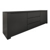 Μπουφές Kalya pakoworld σε ανθρακί απόχρωση 220x49x89.5εκ