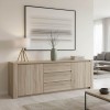 Μπουφές Kalya pakoworld σε sonoma απόχρωση 220x49x89.5εκ