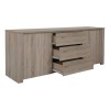 Μπουφές Kalya pakoworld σε sonoma απόχρωση 220x49x89.5εκ