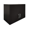 Ντουλάπα εξάφυλλη με πατάρι Athos I pakoworld wenge 240x42x240εκ