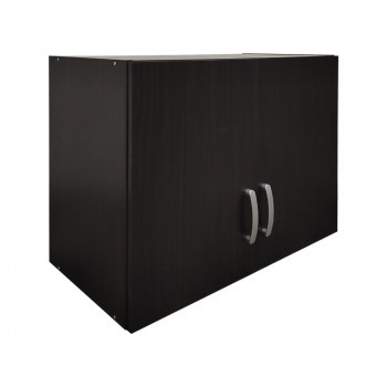 Ντουλάπα εξάφυλλη με πατάρι Athos pakoworld wenge 240x42x240εκ