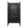 Ντουλάπα πεντάφυλλη με πατάρι Athos I pakoworld wenge 170x42x240εκ