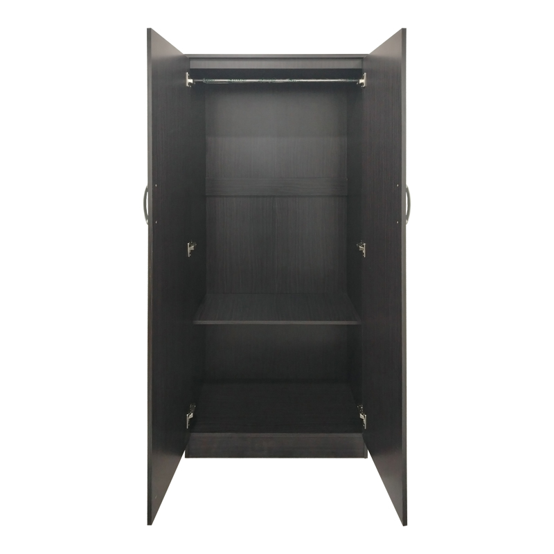 Ντουλάπα πεντάφυλλη με πατάρι Athos I pakoworld wenge 170x42x240εκ