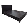 Κρεβάτι Athos pakoworld σε wenge απόχρωση 140x200εκ