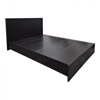 Κρεβάτι Athos pakoworld σε wenge απόχρωση 140x200εκ
