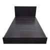 Κρεβάτι Athos pakoworld σε wenge απόχρωση 140x200εκ