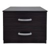 Κομοδίνο Athos pakoworld σε wenge απόχρωση 48x40x41.5εκ