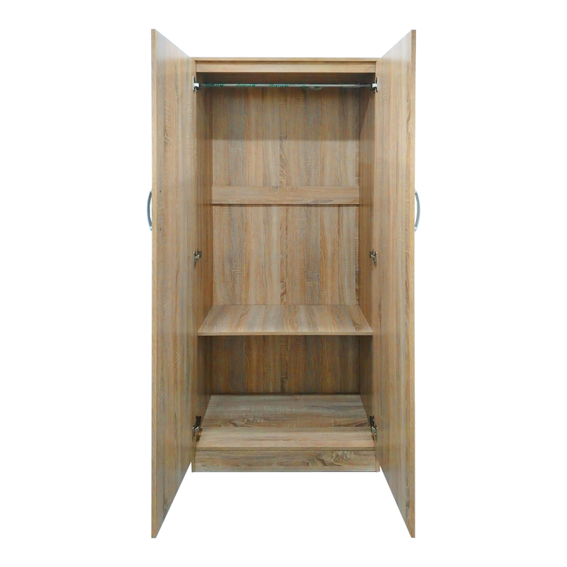 Ντουλάπα πεντάφυλλη με πατάρι Athos I pakoworld sonoma 170x42x240εκ