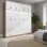Ντουλάπα εξάφυλλη με πατάρι Athos pakoworld sonoma-λευκή 180x42x240εκ
