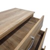 Συρταριέρα Athos pakoworld σε sonoma απόχρωση 80x40x79εκ