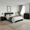Σετ Κρεβατοκάμαρας Athos Wenge με Κρεβάτι 140x200εκ Σετ 4τεμ