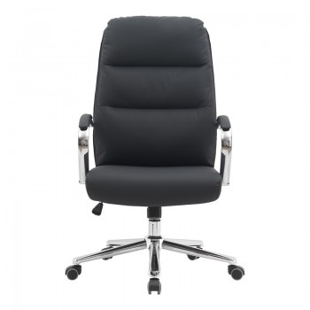 Καρέκλα γραφείου διευθυντή Normie pakoworld pu μαύρο 58x65x103-111εκ