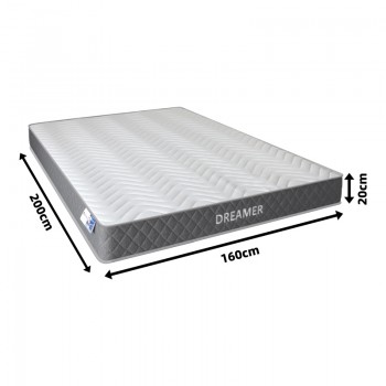 Στρώμα Dreamer pakoworld pocket spring διπλής όψης 20cm 160x200εκ