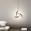 Φωτιστικό οροφής Trinity pakoworld led μέταλλο μαύρο Φ22x100εκ