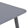Τραπέζι Vista pakoworld αλουμίνιο σε ανθρακί απόχρωση 150x80x72εκ