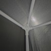 Κιόσκι Gazebo pakoworld μεταλλικός σκελετός - ύφασμα ανθρακί 3x3m