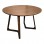 Τραπέζι Sedria pakoworld mdf καρυδί Φ120x75εκ