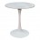Τραπέζι Balou I pakoworld sintered stone σε λευκό μαρμάρου Φ70x74εκ