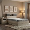 Κρεβάτι με στρώμα Olympus-Dreamer pakoworld castillo-toro 120x200εκ