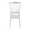 Καρέκλα Napoleon pakoworld pp λευκή 38,5x46,5x89εκ
