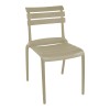 Καρέκλα Almea pakoworld στοιβαζόμενη pp cappuccino 42.5x55.5x82εκ