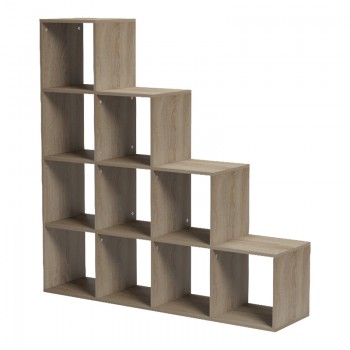 Βιβλιοθήκη Scala pakoworld sonoma 129.5x29x129.5εκ