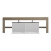 Έπιπλο τηλεόρασης Liner pakoworld sonoma-λευκό 150x40x50εκ